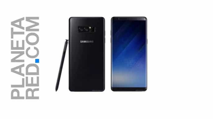 render 3 del Samsung galaxy Note 8
