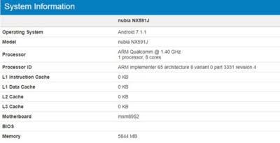 ZTE Nubia N17, 6 GB de RAM por menos de 200 euros