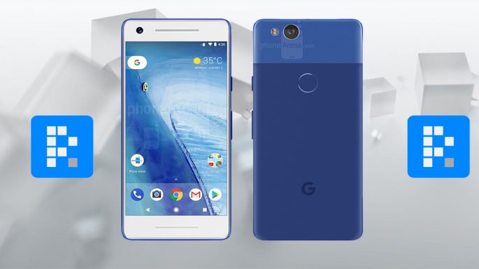 Google Pixel 2 color azul
