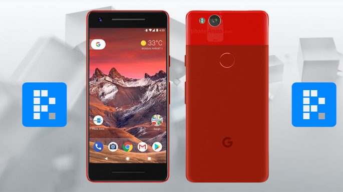 Google Pixel 2 color rojo