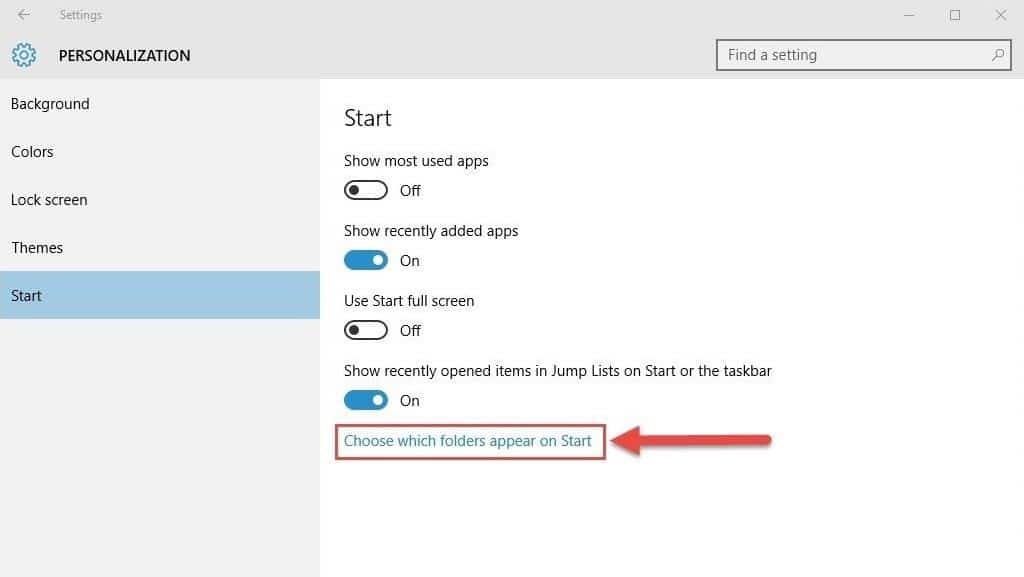 Anclar tus archivos en menú Inicio de Windows 10
