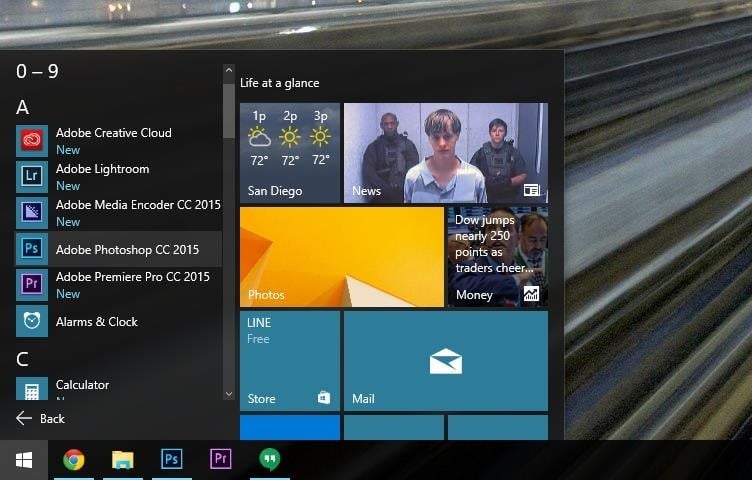 Uso y personalización del menú Inicio en Windows 10