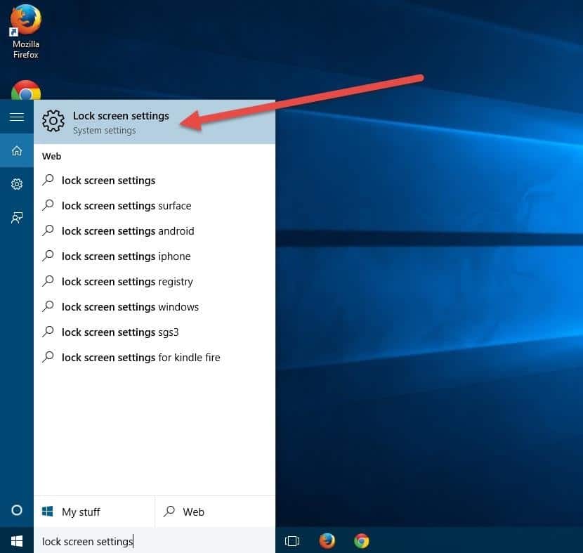 personalizar la pantalla de bloqueo en Windows 10