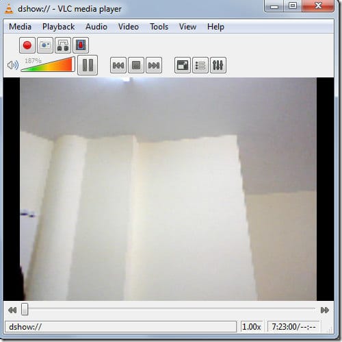 vlc webcam