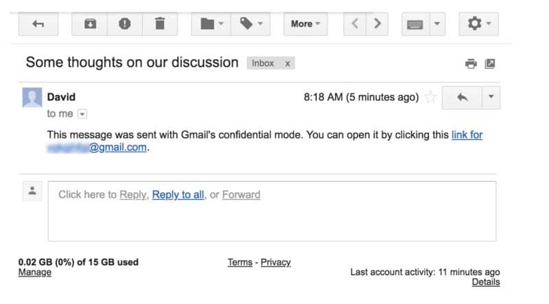 correo electrónico Gmail