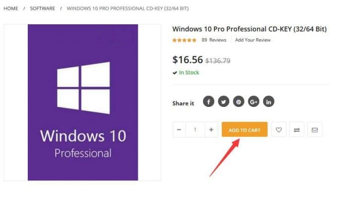 Comprar Microsoft Windows 10 Pro por 11 euros
