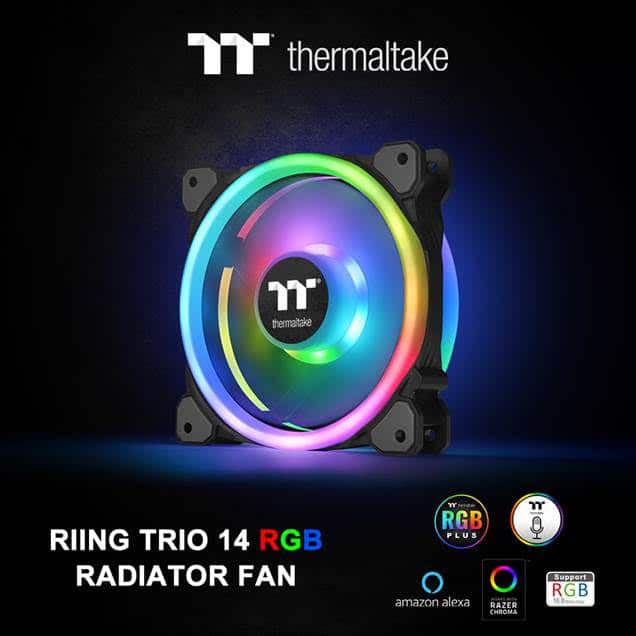 Thermaltake Riing Trio 14 LED RGB Radiator Fan TT Premium Edition<
