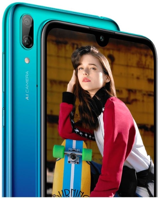 Huawei Y7 Pro 2019 cuenta con un elegante diseño y pantalla de 6,26 pulgadas