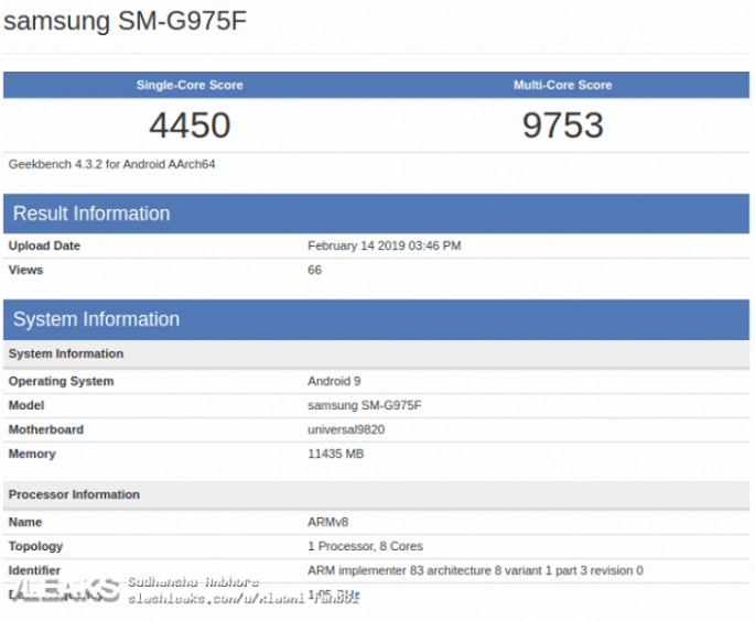 Samsung Galaxy S10+ - Samsung SM-G975F