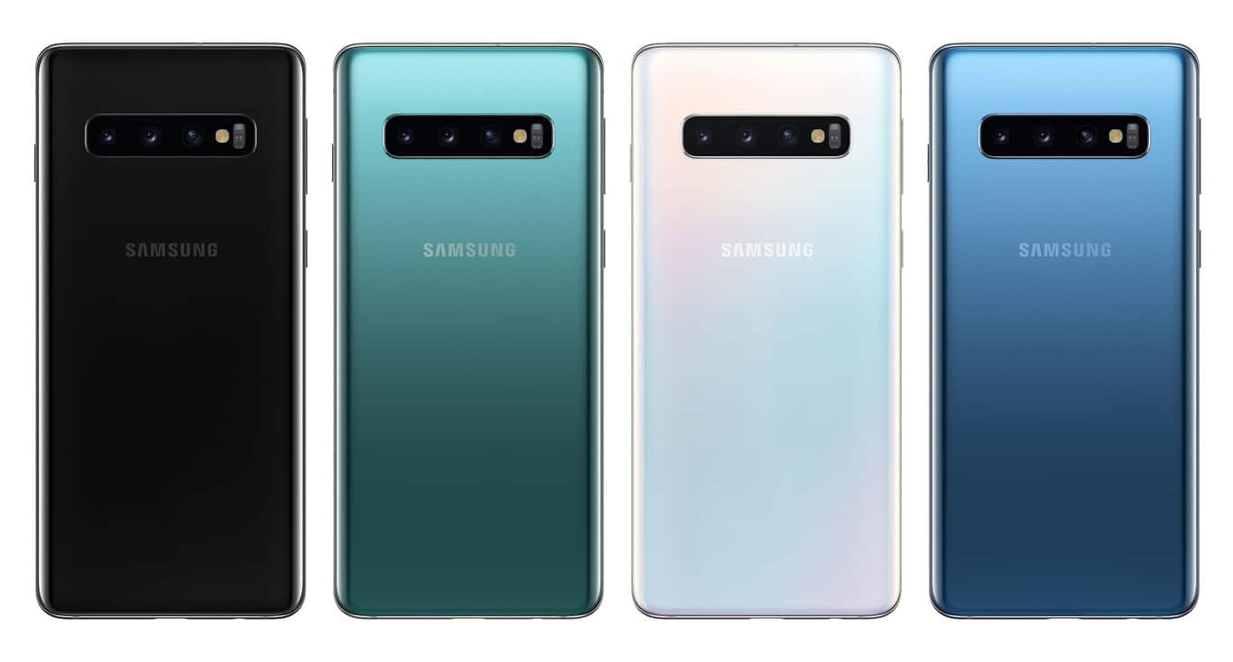 Galaxy S10 y S10+ vienen en varias presentaciones de color