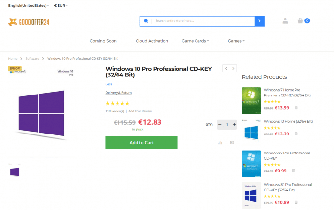 Windows 10 Pro barato