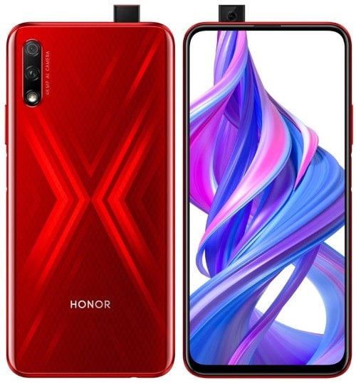 Honor 9X viene con cámara de selfies emergente y en tres atractivos colores