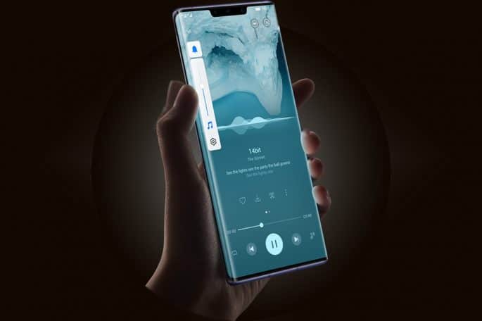 Huawei Mate 30 Pro viene con pantalla que se continúa en los bordes