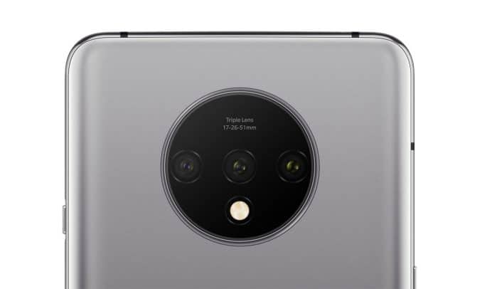 OnePlus 7T viene con cámara triple en un amplio módulo circular