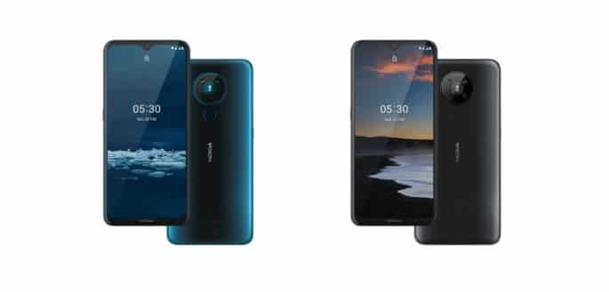Nokia 5.3 viene en dos colores y con cámara cuádruple