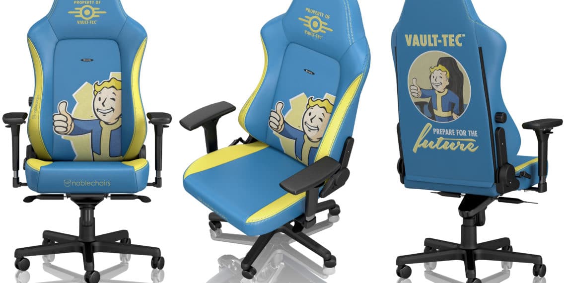 Nueva silla gaming, Noblechairs Fallout Vault-Tec Edition ya está en el mercado por un precio excepcional