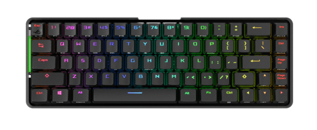 Asus ROG Falchion Gaming Keyboard incluso más pequeño que los teclados sin teclado numérico
