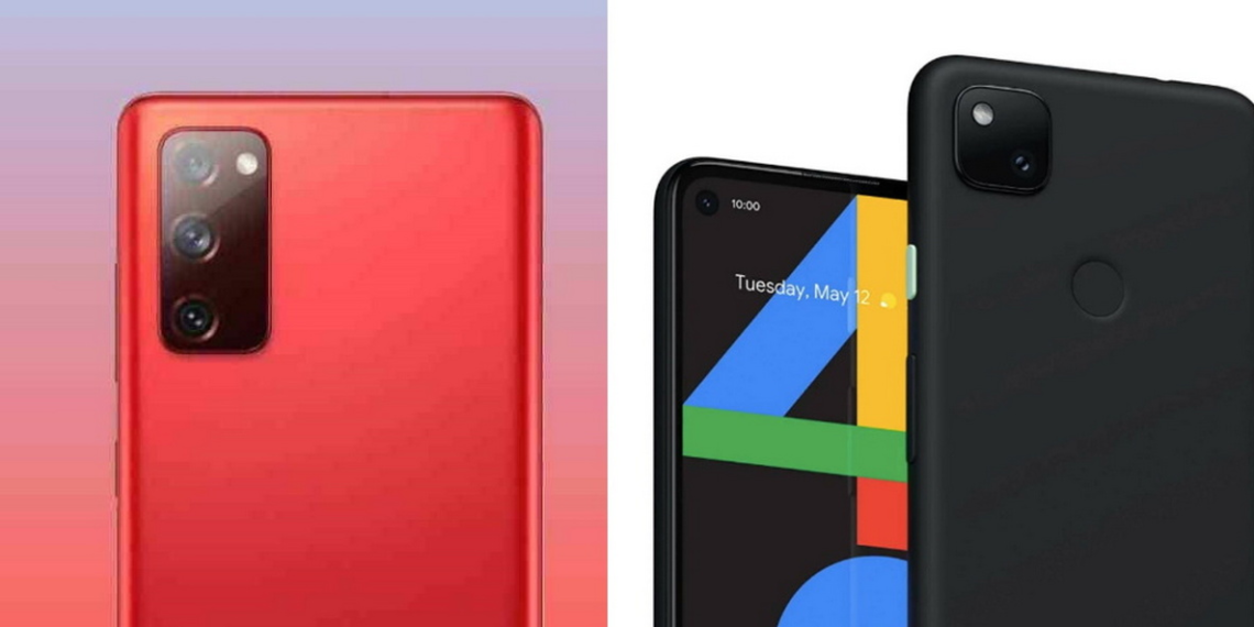 Samsung Galaxy S20 FE se compara con Google Pixel 4a