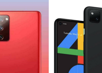 Samsung Galaxy S20 FE se compara con Google Pixel 4a