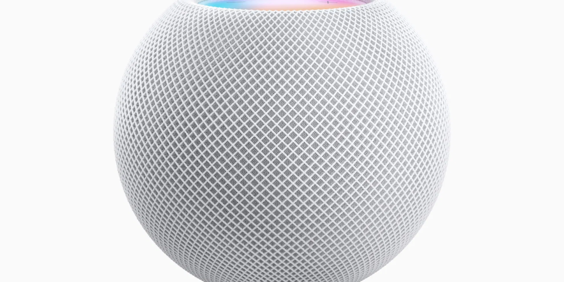 Homepod visto desde fuera