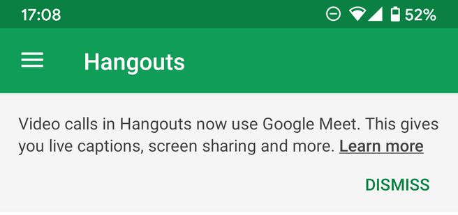 Se acaba Hangouts, tendrás que pasarte a Google Meet
