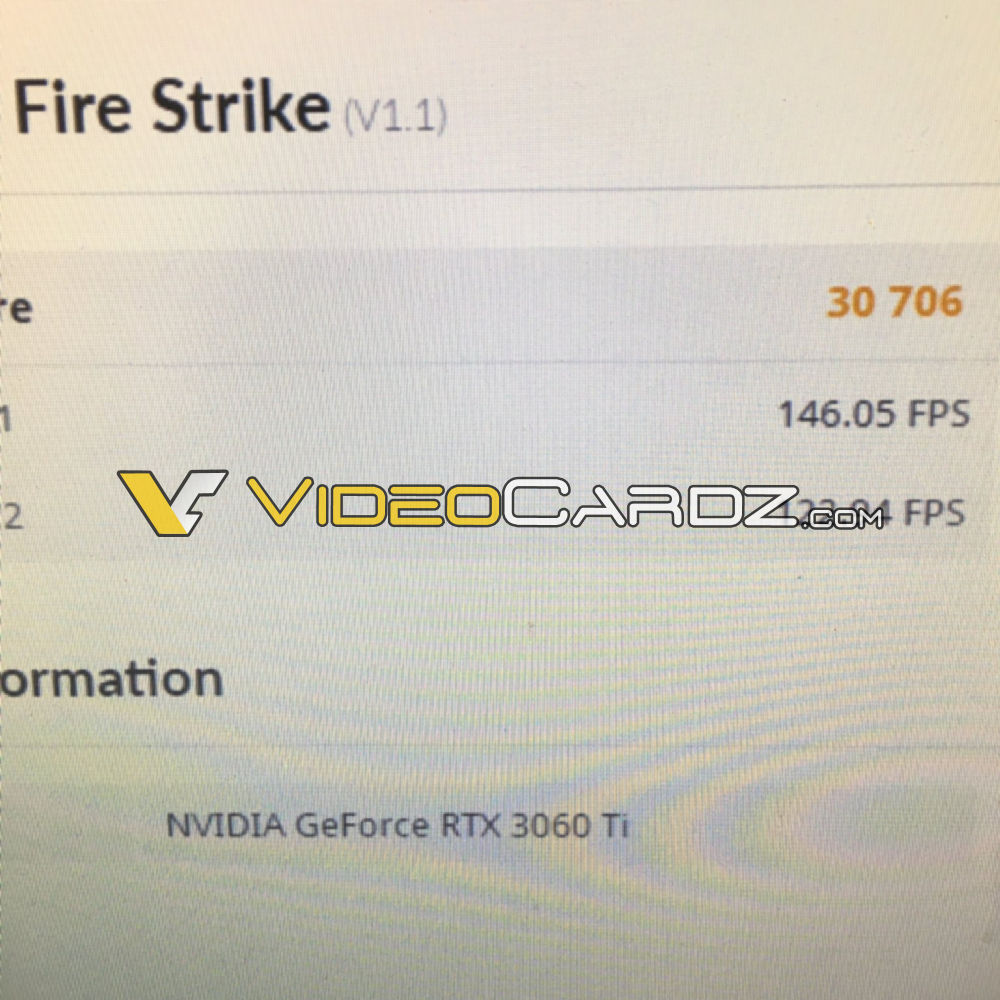 NVIDIA GeForce RTX 3060 Ti en 3DMark