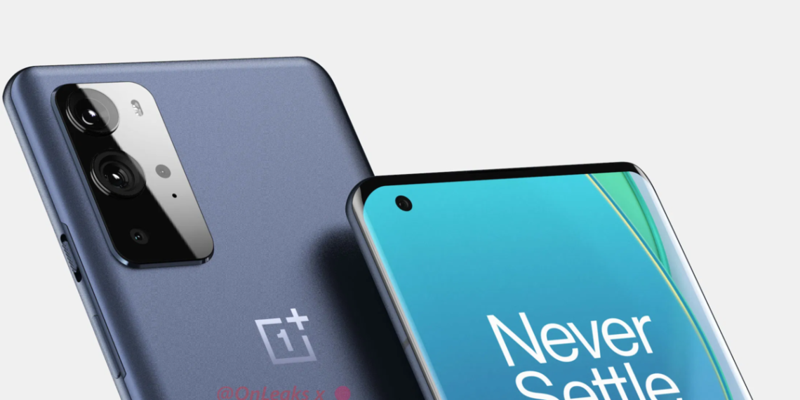 OnePlus 9 Pro, pantalla curva de 6,7 pulgadas y cámara rectangular con cuatro módulos
