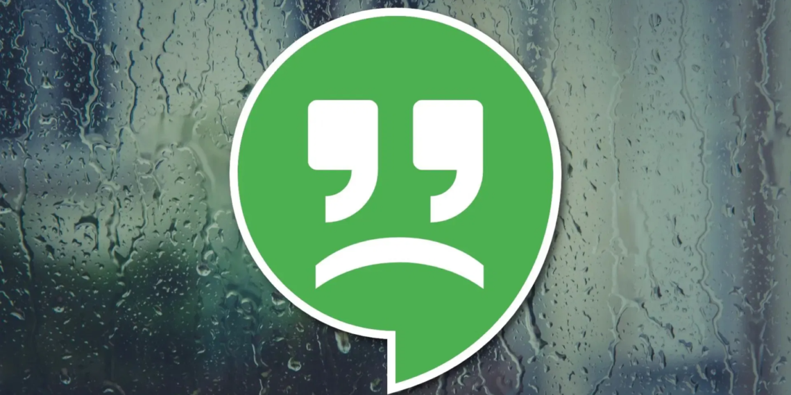 Se termina google hangouts