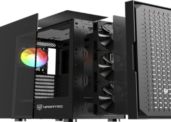 NFORTEC preseta su una nueva caja gamer y una placa con iluminacion A-RGB