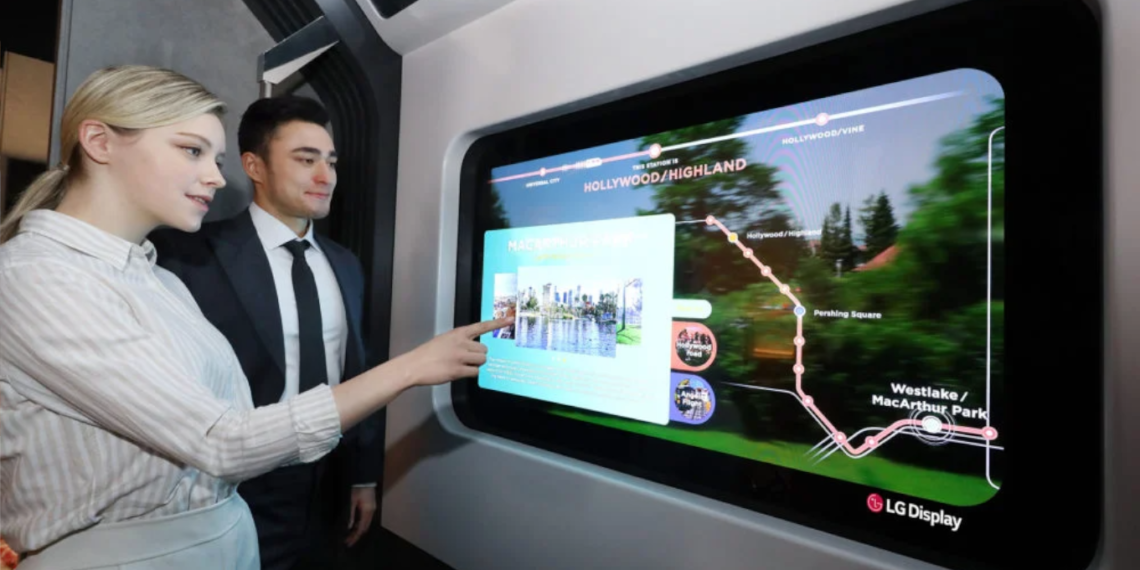 LG pantallas OLED transparentes