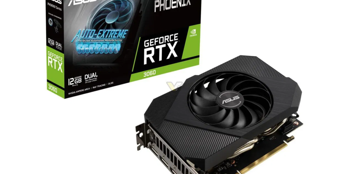 ASUS lanza GeForce RTX 3060 Phoenix compacta con un ventilador