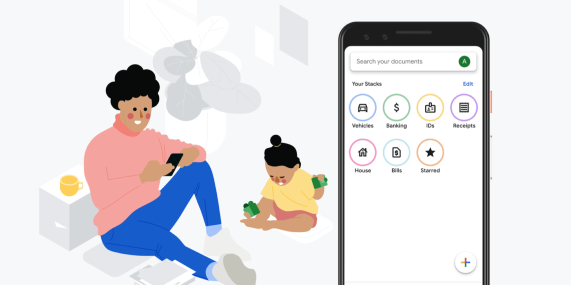 Stack, la app de Google que escanea documentos