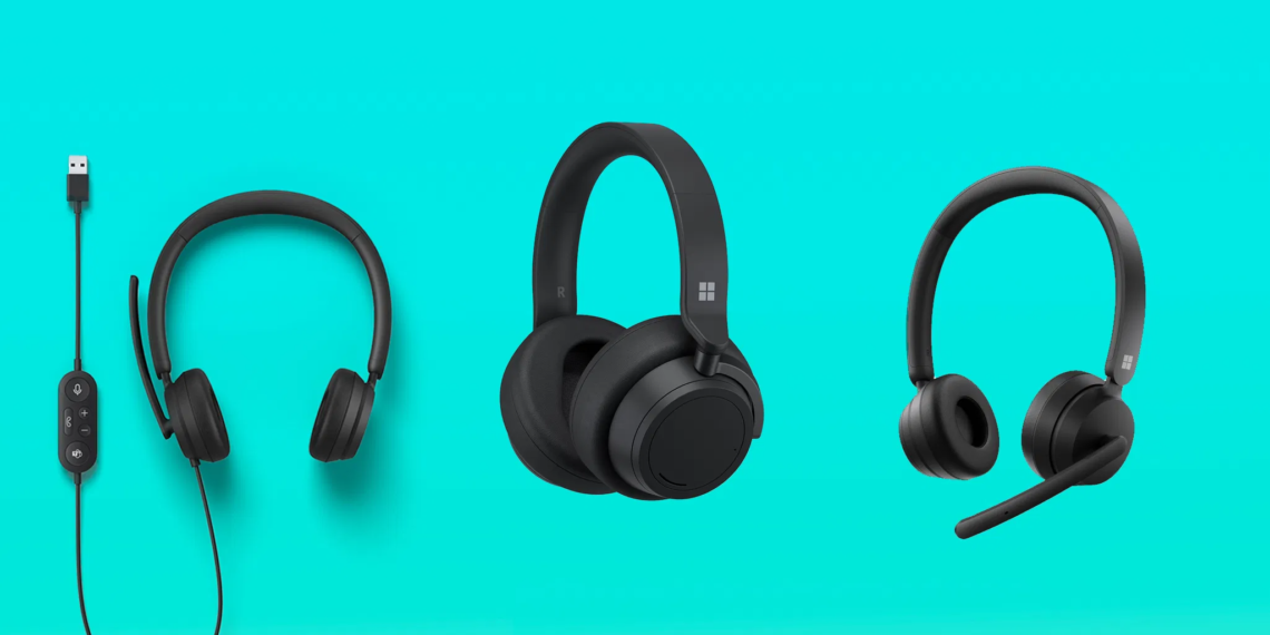 Microsoft lanzó nuevos auriculares inalámbricos Surface y auriculares