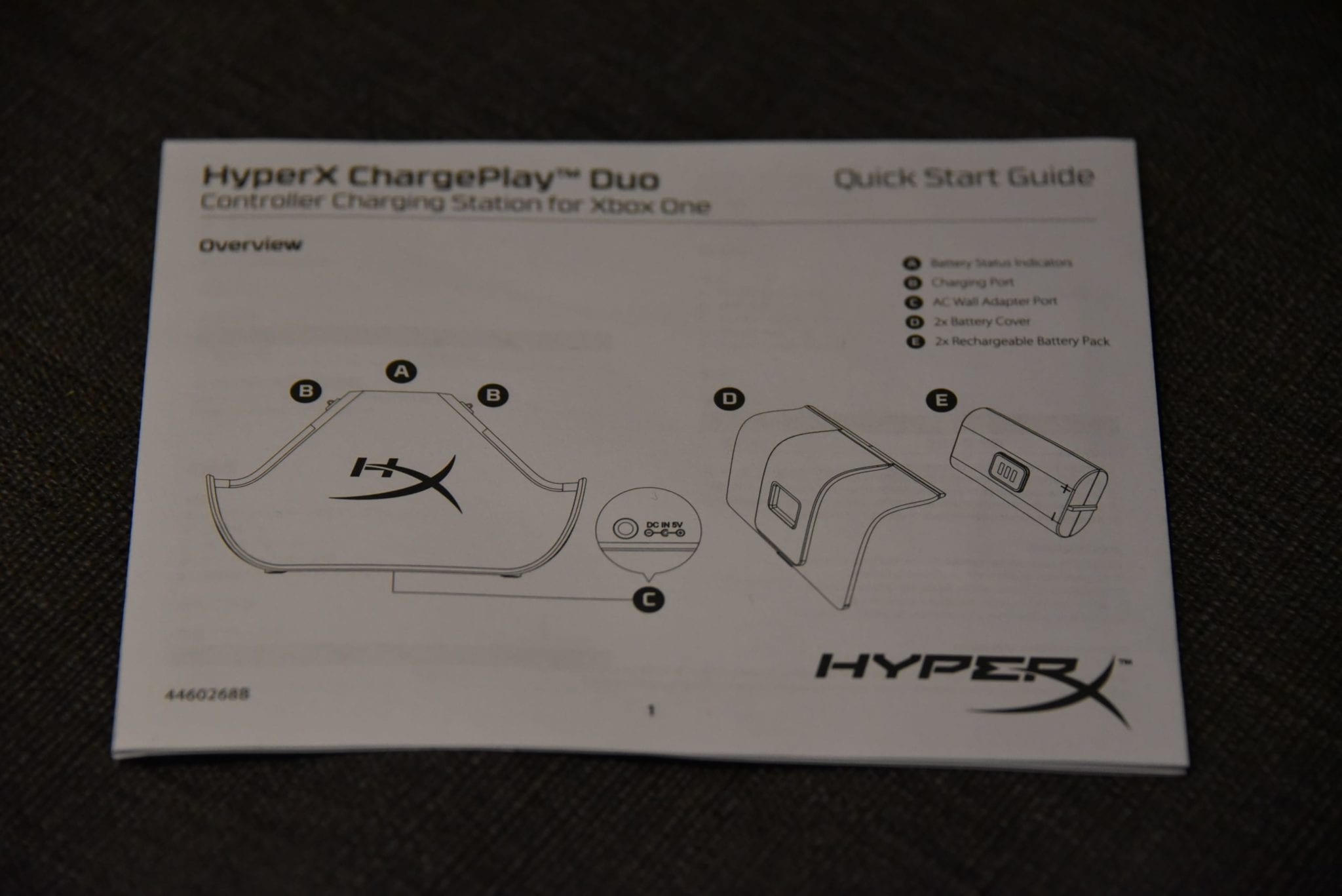 Manual de la estación de carga HyperX