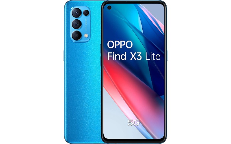 Equipo Oppo Find X3 Lite en azul