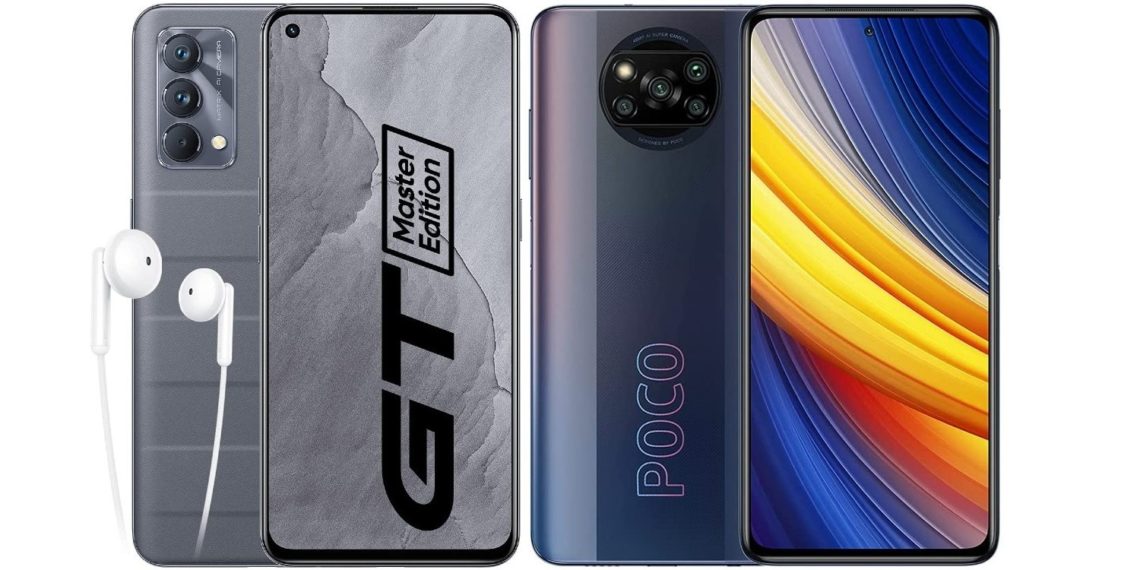 Equipos POCO X3 Pro y Realme GT Master Edition