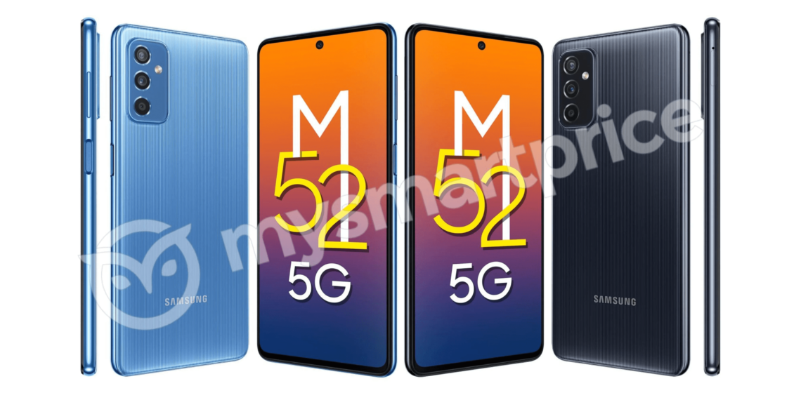 Samsung Galaxy M52 5G, se filtra su diseño gracias a unos renders