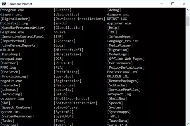Lista completa de comandos CMD para Windows
