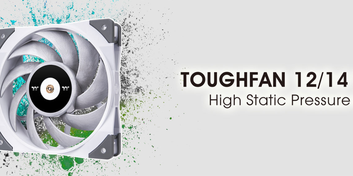 Thermaltake TOUGHFAN 12/14 White Edition, un nuevo ventilador de radiador de alta presión estática