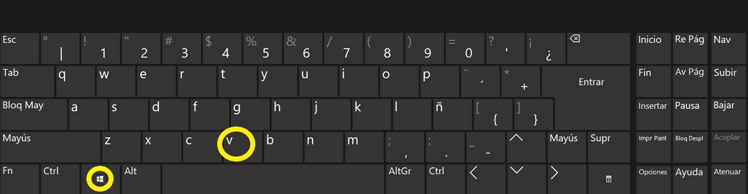 Trucos para windows 10 con el teclado