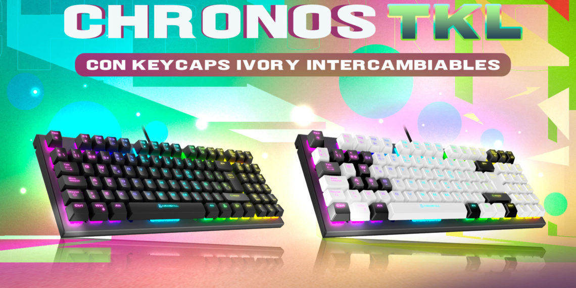 Newskill Chronos TKL, nuevo teclado mecánico gaming con iluminación RGB