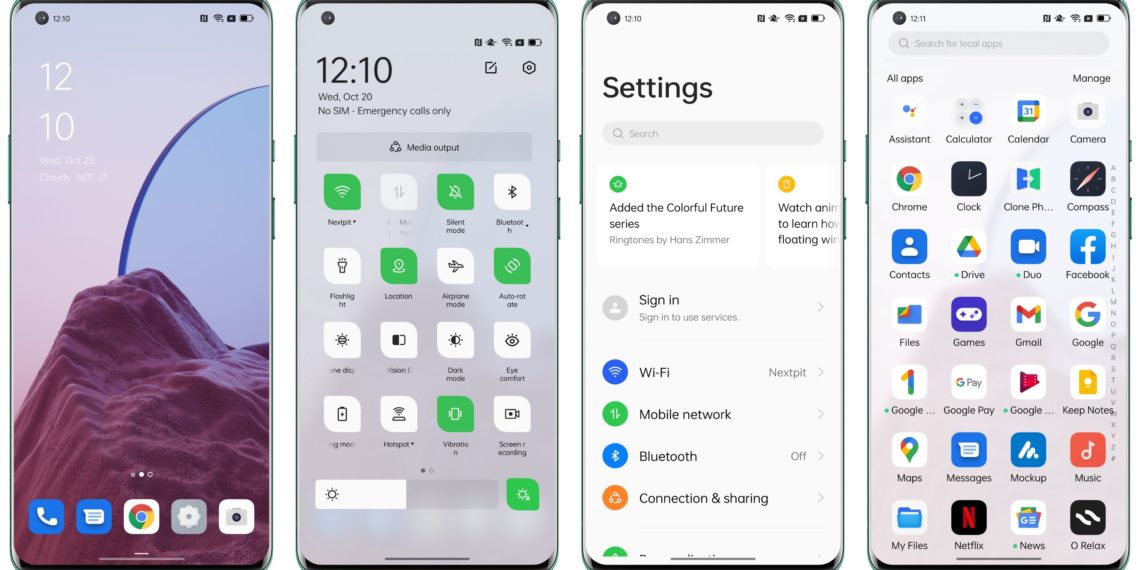 ColorOS 12 OPPO