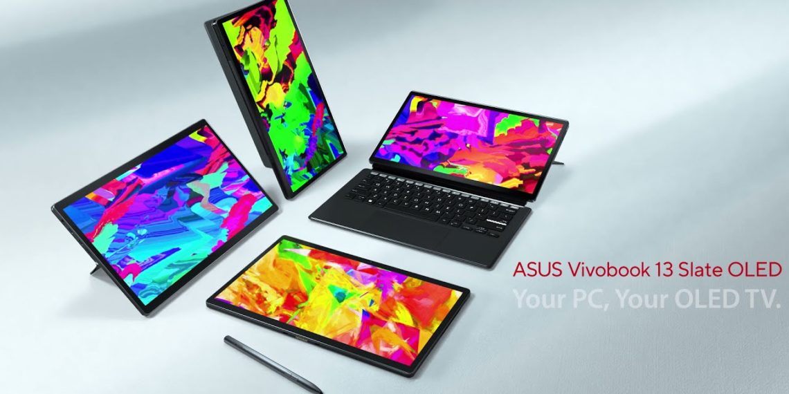 [Análisis-Review] ASUS Vivobook 13 Slate OLED: Una Tablet para creativos, con pantalla Full HD de 13,3″ y procesador Pentium Silver 2021. Incluye lápiz  activo ASUS Pen 2.0 y teclado QWERTY.
