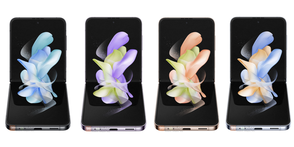 Imágenes oficiales del Samsung Galaxy Z Fold 4 y Z Flip 4