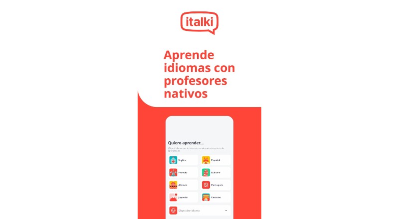 App móvil italki