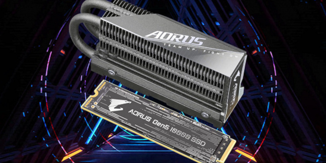 GIGABYTE AORUS Gen5 10000 M.2 2280 2TB PCI Express Gen5 x4 3D NAND TLC Internal Solid State Drive (SSD)