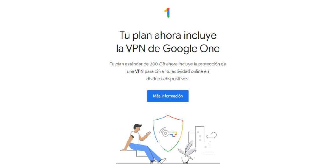 VPN gratis con Google One