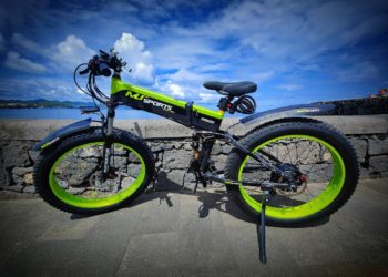 Bezior X1500 una super bicicleta de montaña eléctrica plegable de tipo «Fat Bike»