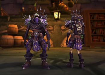 Armadura dinástica de los no-muertos en el parche 10.1.7 de World of warcraft.