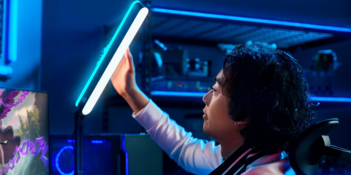 Logitech G Litra Beam LX Side